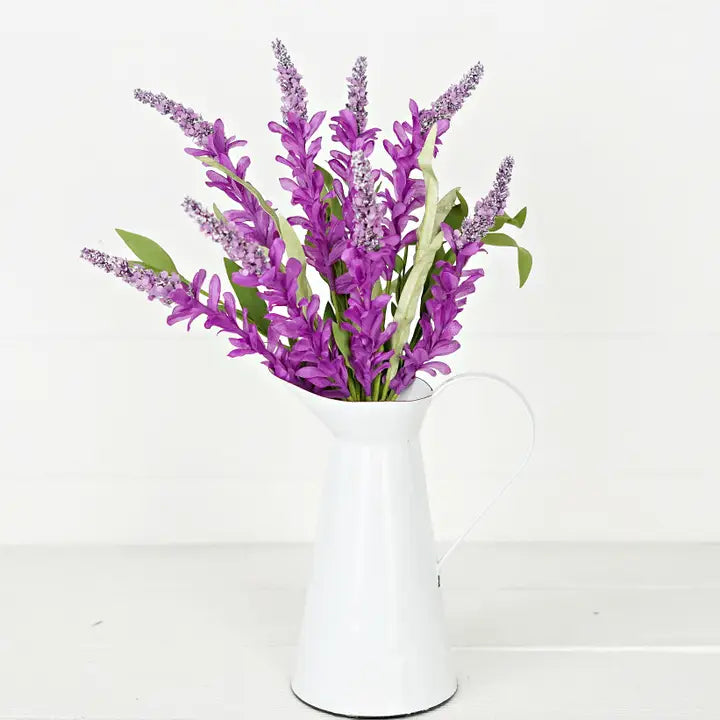 Bush-Purple Cluster Flowers with Heather