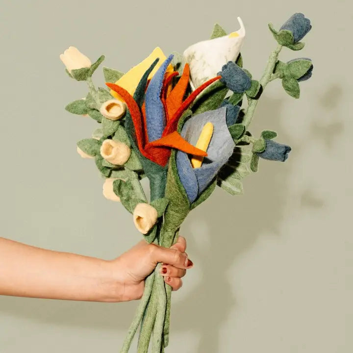 Felt Bird of Paradise Flower