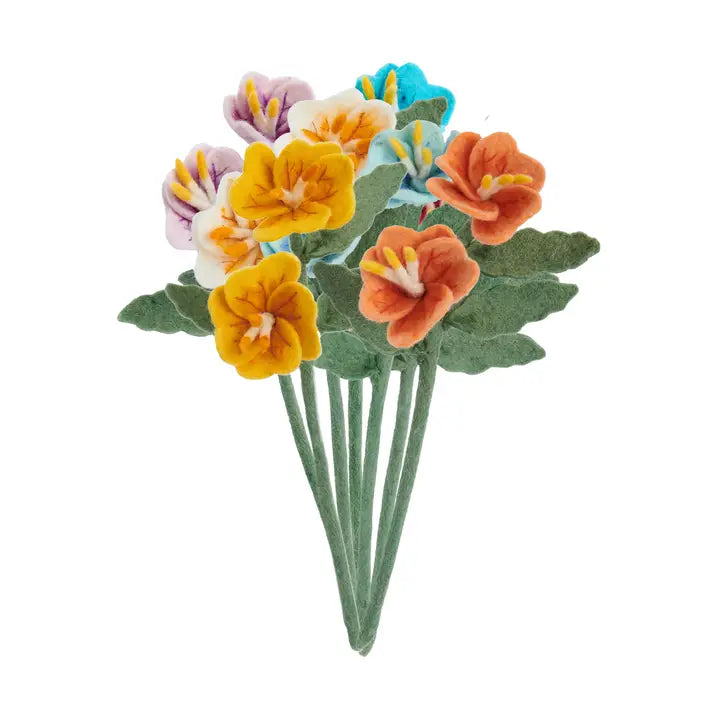 Felt Primrose Flower