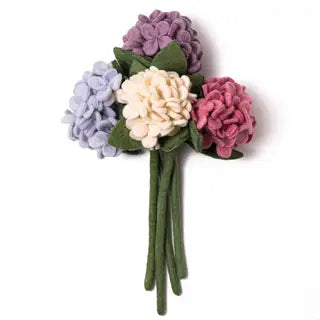Felt Hydrangea Flower
